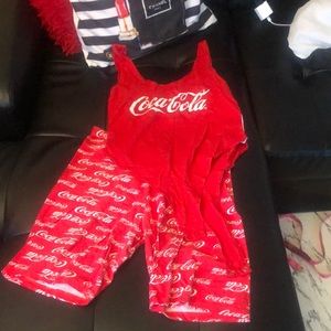Coca-Cola outfit great for summer